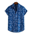 3D Printed Leopard Shirt For Men Casual Fashion Summer Short Sleeves