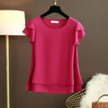 Fashion Brand Summer Oversized Loose and Thin Casual Blouse Top Short