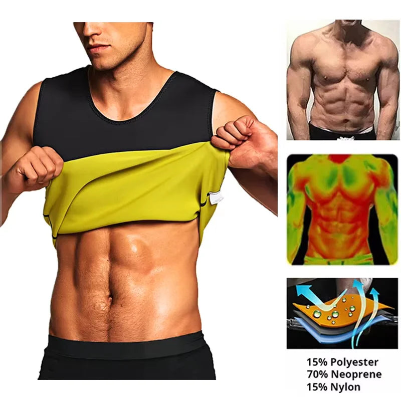 Men Slimming Body Shaper Modeling Vest Belly Reducing Shapewear Fat