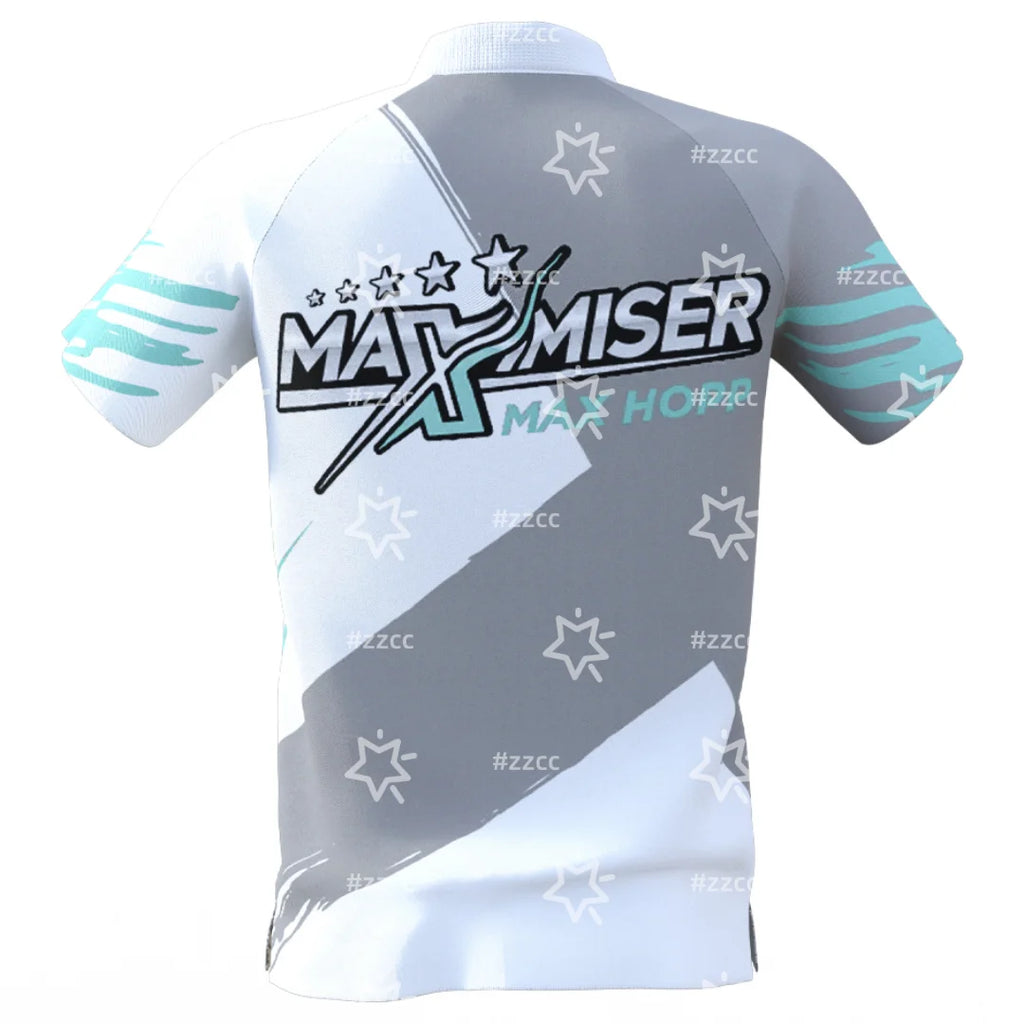 Bulls Max Hopp Match Shirt - Official Darts Polo Shirt Spring Sports