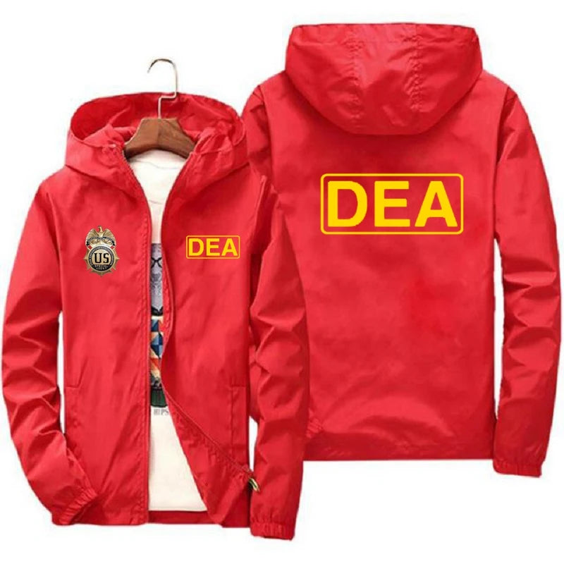 New Fashion Hooded Jacket Men Breathable Outwear Male Solid color