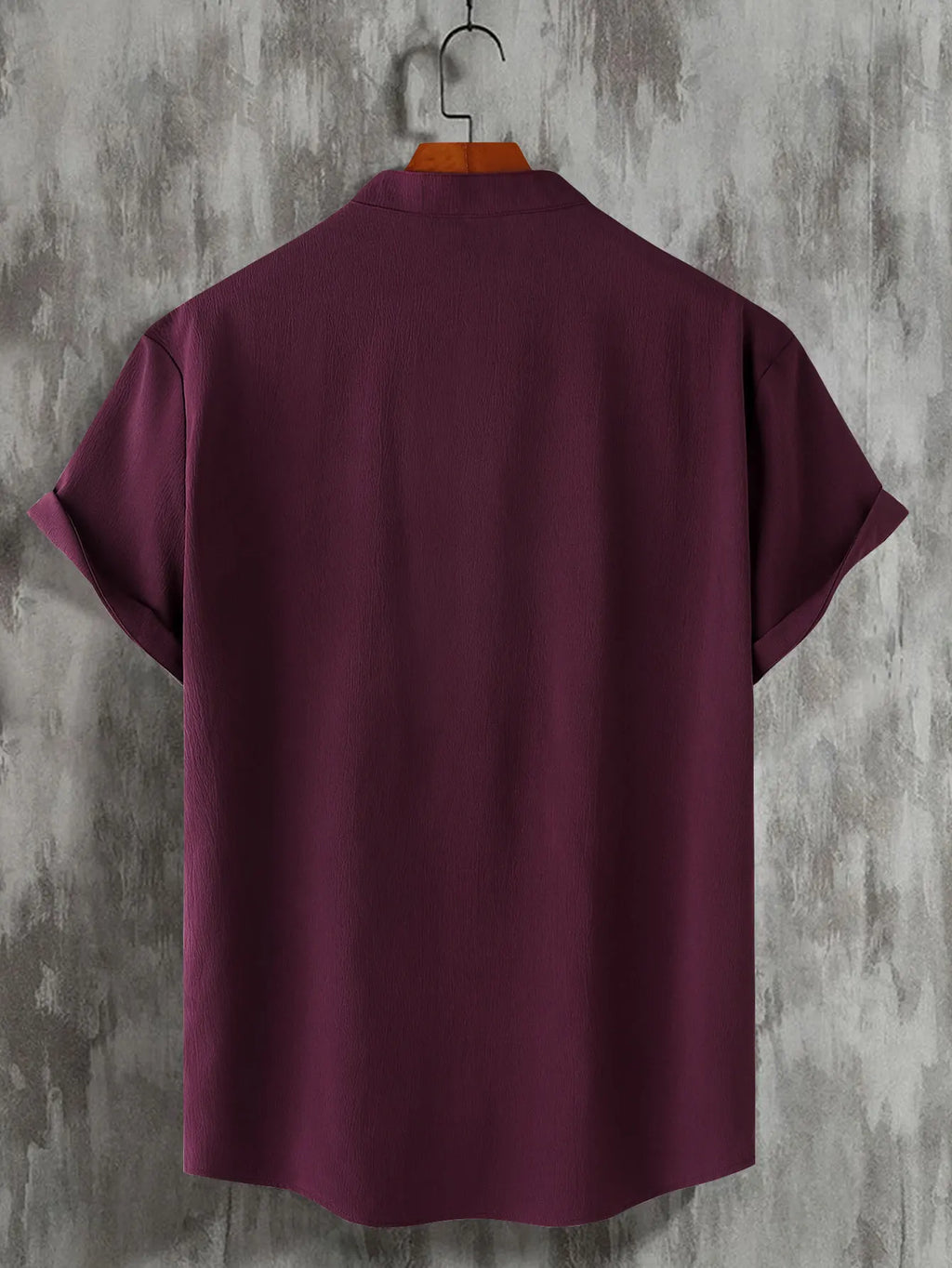 Summer Fashion Men's Short Sleeve Button Down Henley Shirts Casual