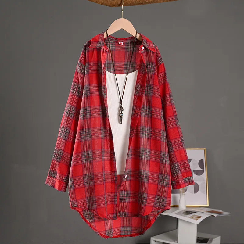 Linen Blouses Woman Women's Buttoned Shirt Chinese Style Women