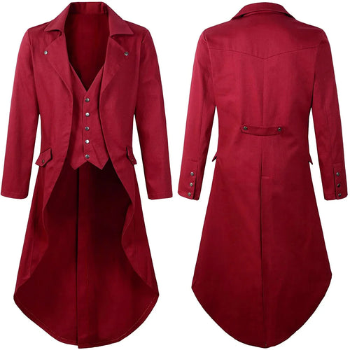 Medieval Renaissance Steampunk Coat Tuxedo Tailcoat Vampire Nobleman