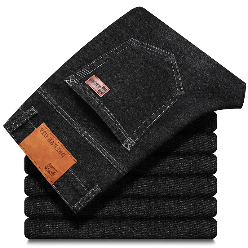 2026 New Men's Jeans Classic Style Business Casual Advanced Stretch