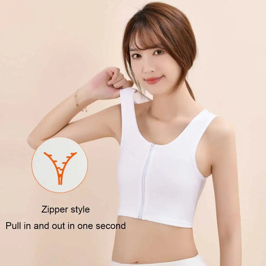Tank Top Breast Shaper Vest Binder Trans Elastic Sports Underwear