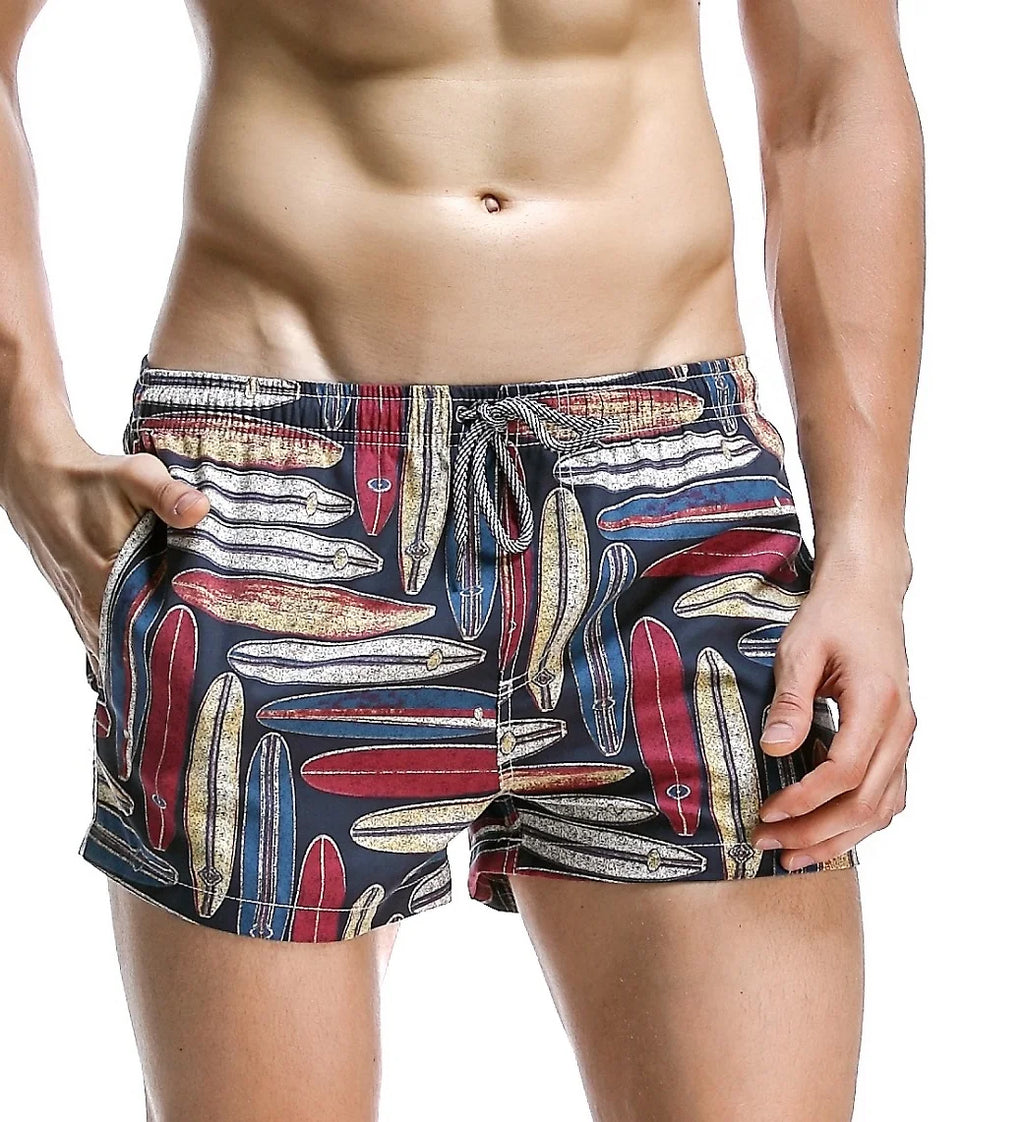 SEOBEAN Men's Casual Summer Beach Board Shorts Loose Fit Comfortable Lightweig