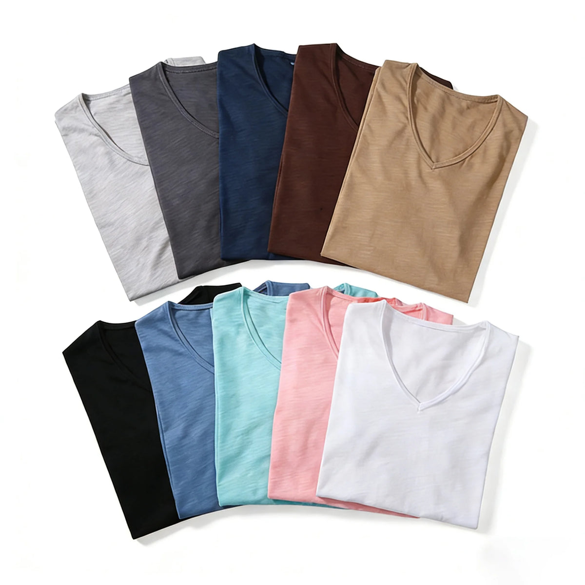 100% Cotton Men T-shirt Summer Short Sleeve Tops Tee Black White Male