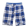 Bermuda Male Hot 2024 Summer Elastic Waist Mens Plaid Shorts Classic