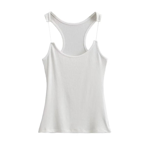 Women's Sexy Transparent Invisible Straps Tank Top Camisole Tee New