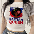 Haiti crop top teen meme cheap korean fashion emo 2000s t-shirt