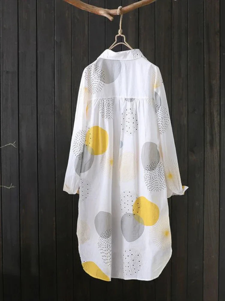 Plus Size Fashion White Shirt New Outerwear Top Women Chic Blouse 2023