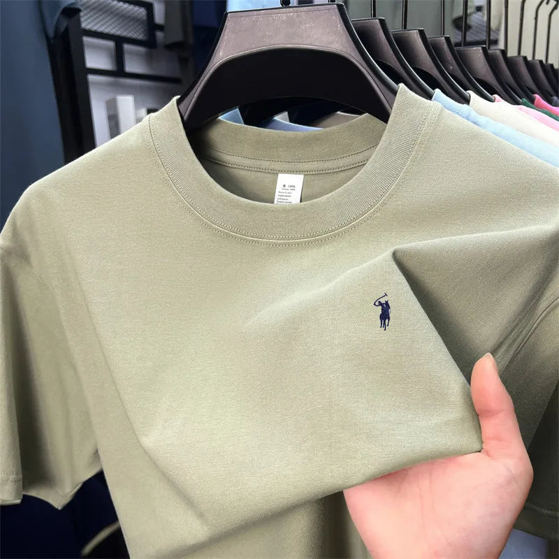 100% cotton men's short sleeve T-shirt fashion brand Paul Pony