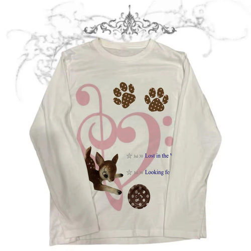 Grunge Clothes Y2k Tops Gothic Graphic T Shirts Woman Clothes for