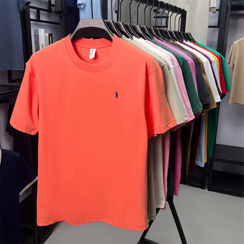 100% cotton men's short sleeve T-shirt fashion brand Paul Pony