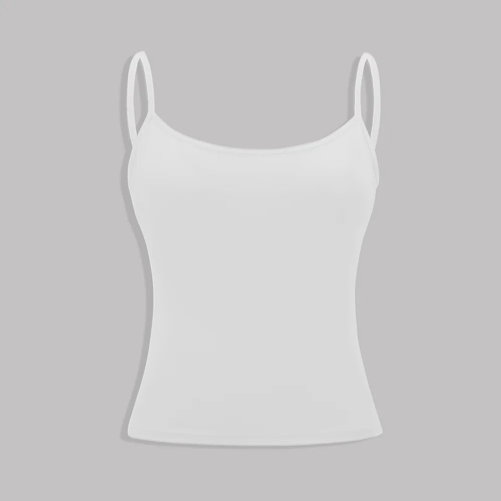 Women Tank Top Strap Slim Top for Summer Fashion Versatile Casual