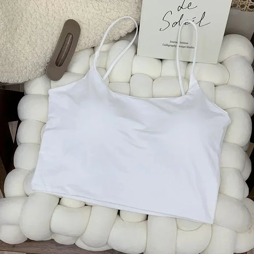 2024 Summer Bra Top Sexy Women Ice Silk Crop Top Seamless Tube Tops