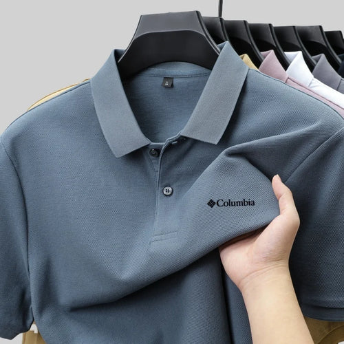 100% Pure Cotton Summer New Men's Short-Sleeved Polo Shirt,