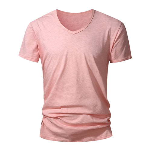 100% Cotton Men T-shirt Summer Short Sleeve Tops Tee Black White Male