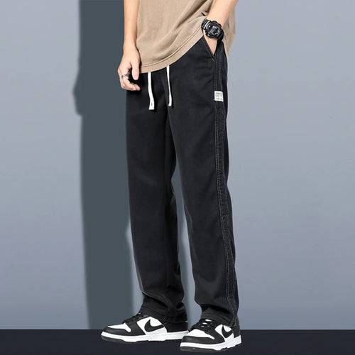 2024 Spring/Summer New Soft Lyocell Fabric Men's Jeans Thin Loose