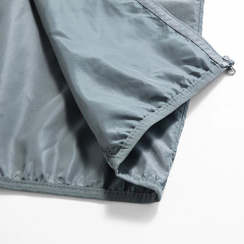 JNLN Camping Rain Jacket Men Women Waterproof Sun Protection Clothing