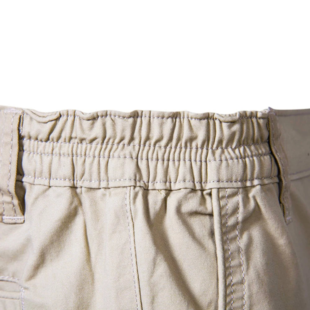 2021 New Summer 100% Cotton Solid Shorts Men High Quality Casual Business Soci