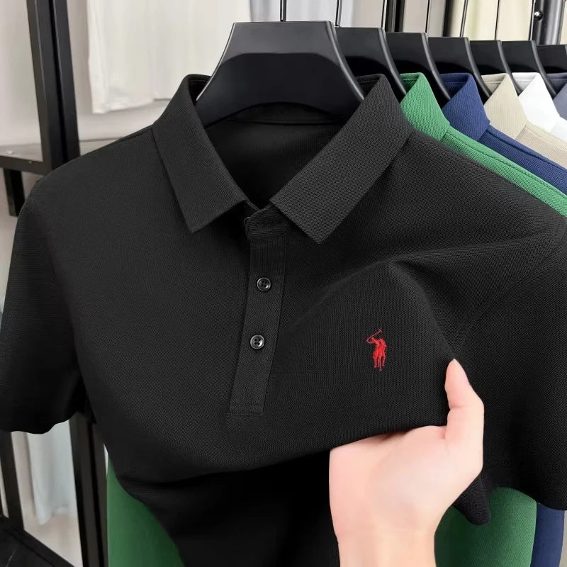 new style High end luxury brand fashion short sleeved high-end printed