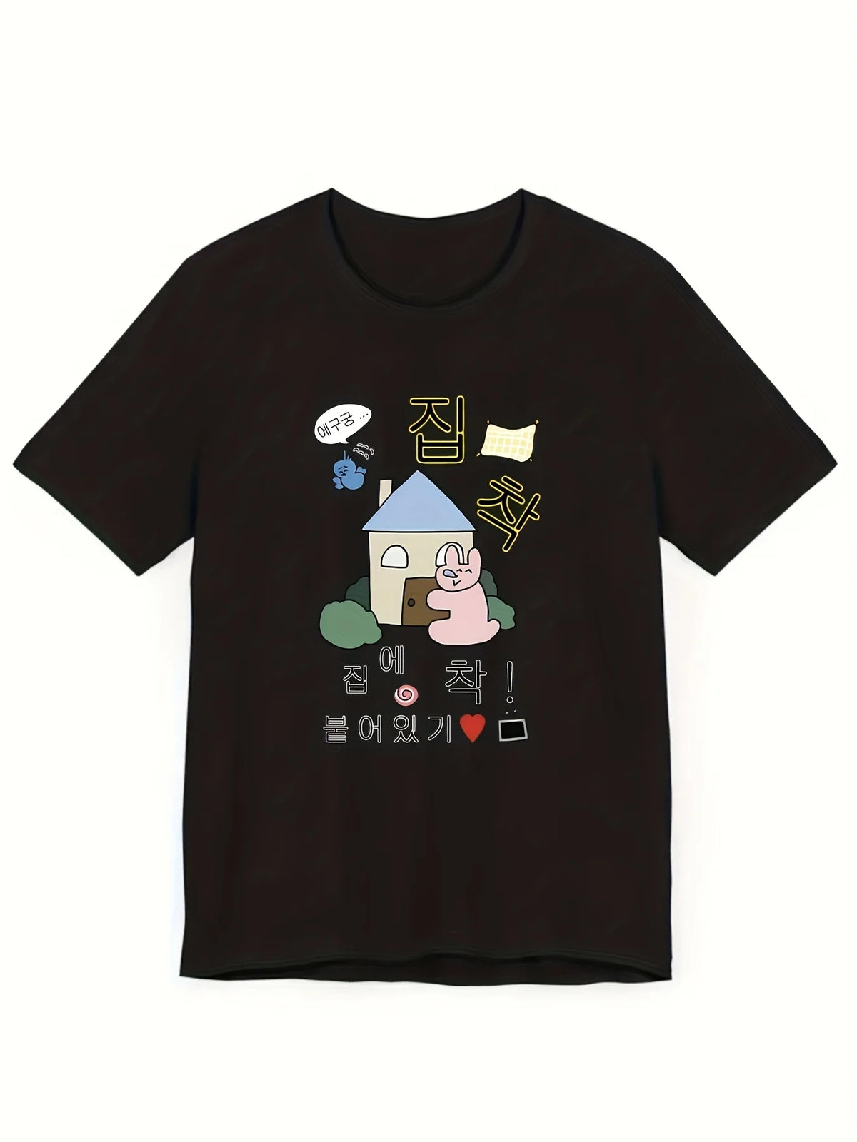 Women Cute Printed Summer T Shirt Korean Ins Style Ootd Y2k Retro