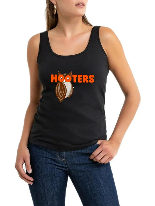 Spoon And Fork Cliparts Hooters Graphics Cotton Tank Tops Women's