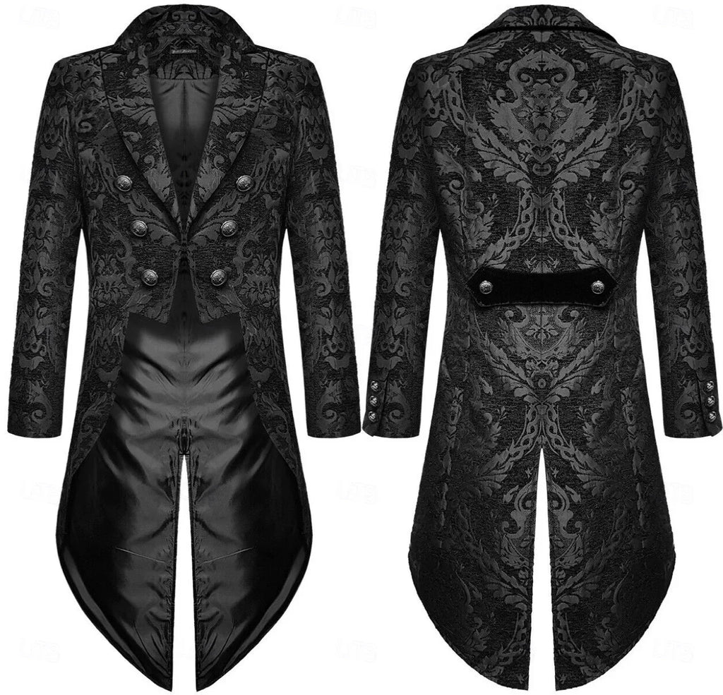 Medieval Renaissance Steampunk Coat Tuxedo Tailcoat Vampire Nobleman