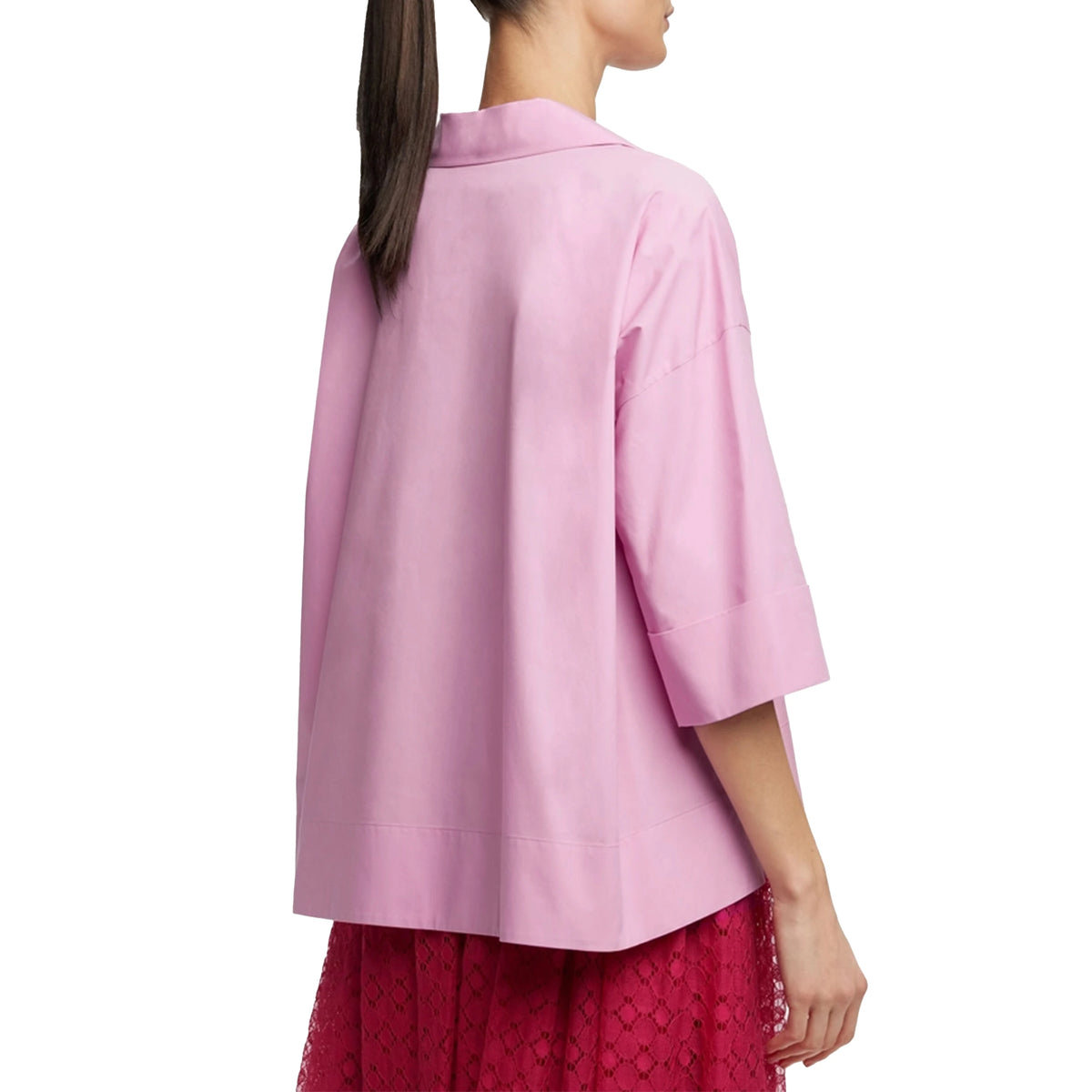 CHCH Blouses For Women's Summer New Top Solid V-Neck Short Sleeve