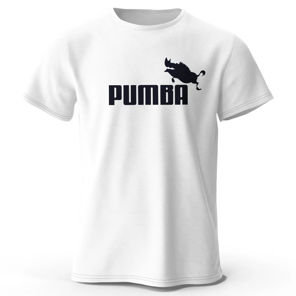 Casual Oversized Men's T-shirt Joke The Pumba Printed Men's T-Shirt