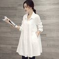 Oversized Shirts and Blouses Korean Fashion Women 2023 Spring Summer