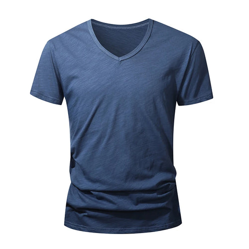 100% Cotton Men T-shirt Summer Short Sleeve Tops Tee Black White Male