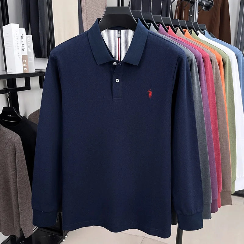 100% pure cotton autumn and winter men's fashion sports brand