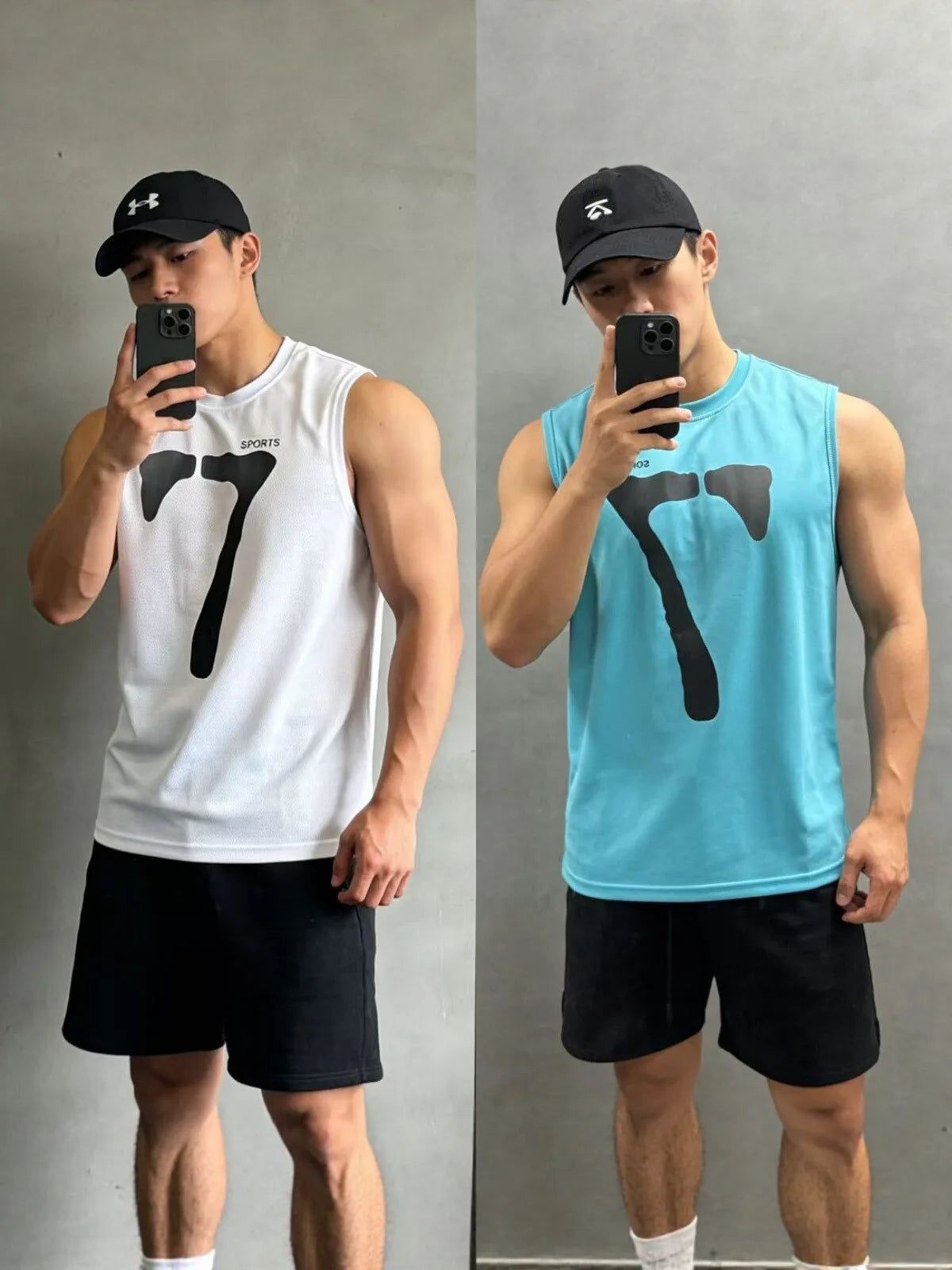 Running Tank Top Men Summer Sport Gym Vest Quick Dry Training Tanktop
