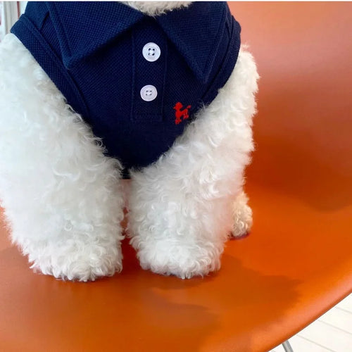 New Pet Dog Polo Shirt Dog Cool Clothes Soft Breathable Yorkie