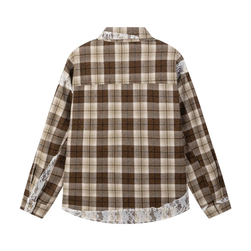 Female Plaid Shirt Women Elegant Shirts and Blouses Korean Reviews