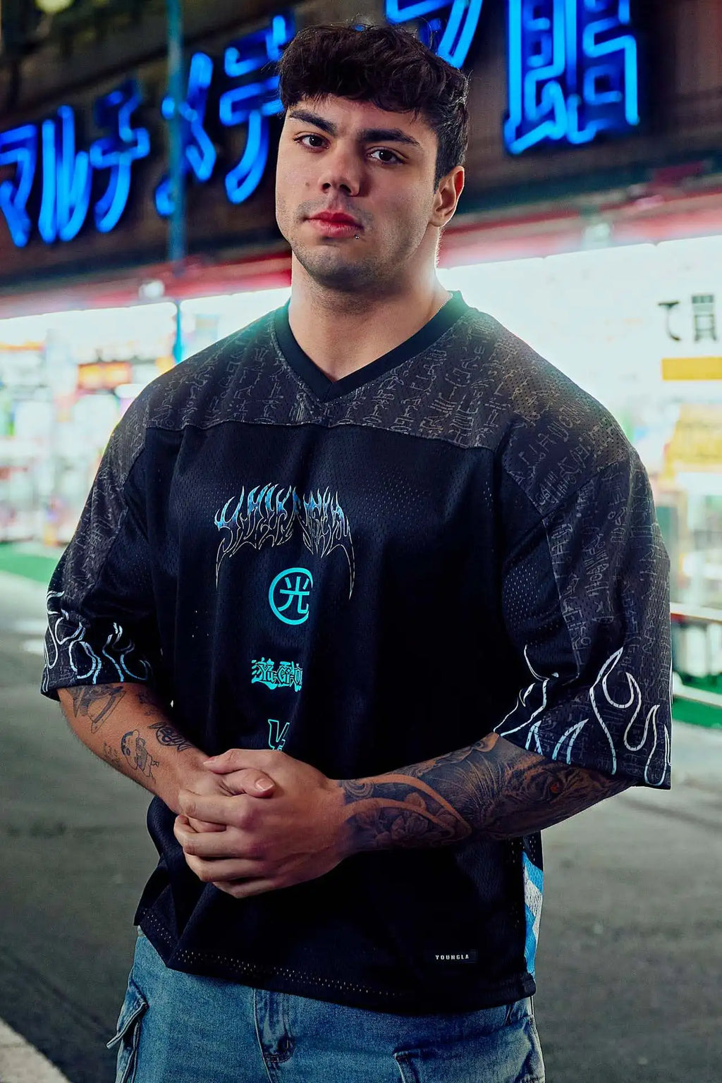 YA Trendy Brand oversized t-shirt Street leisure quick drying