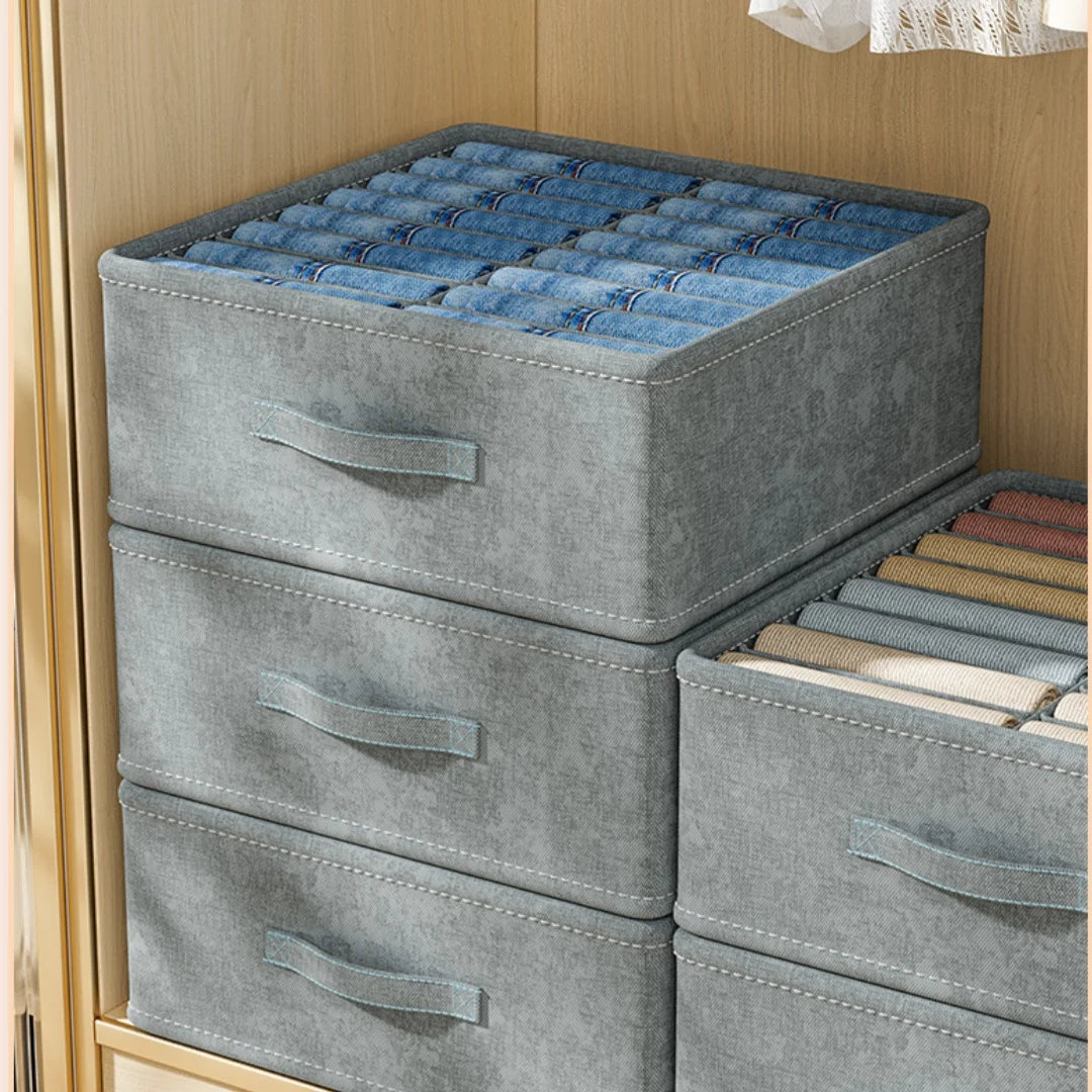 1pc Wardrobe Clothes Storage Organizer Pants Sweater T-Shirt Storage