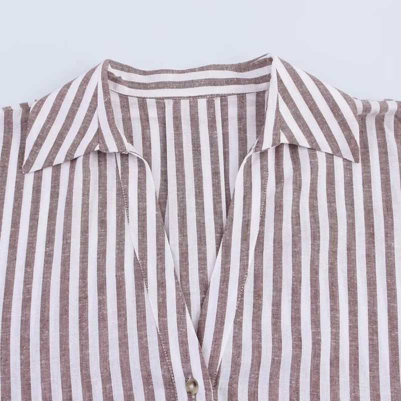 HXAO Women's Shirt Oversized Blouse Summer Shirt & Blouse Yellow Pink