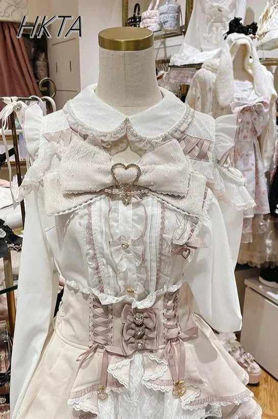 Liz Shirt Blouse Women 2026 Spring and Summer New Mine