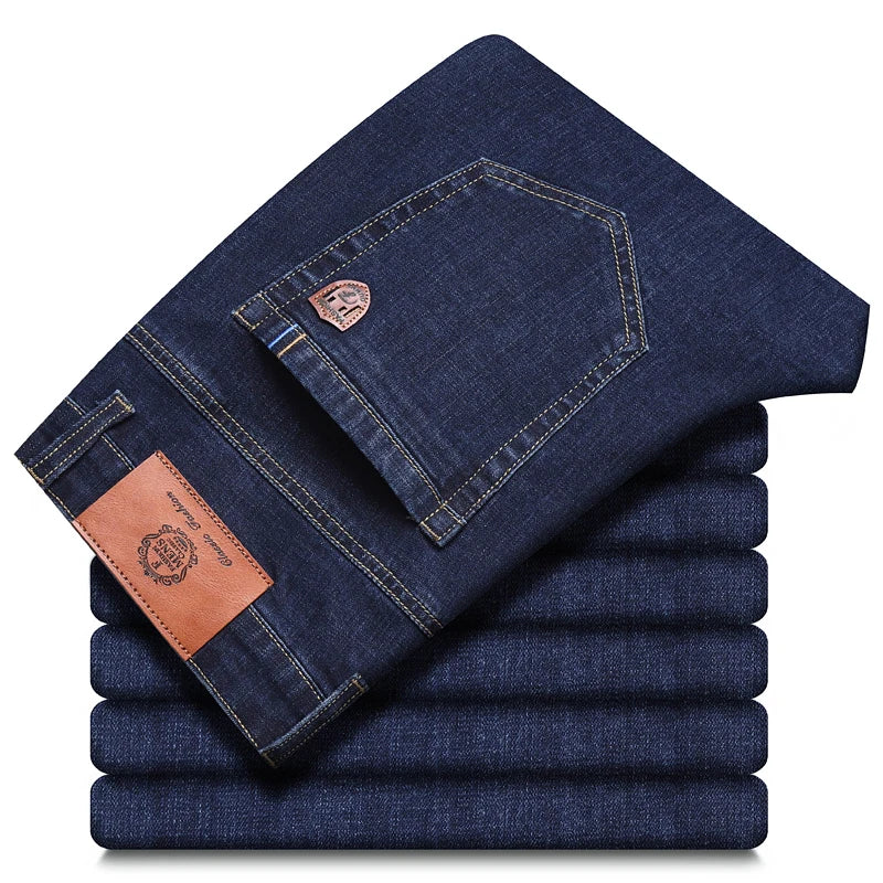 2026 New Men's Jeans Classic Style Business Casual Advanced Stretch