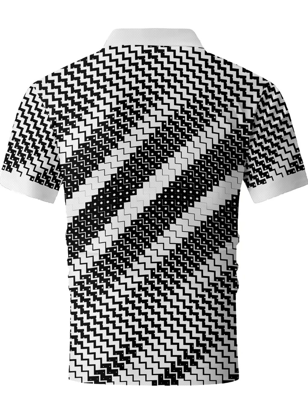 2026 Summer Men's Polo Shirt 3D Printed Pattern Breathable Lightweight