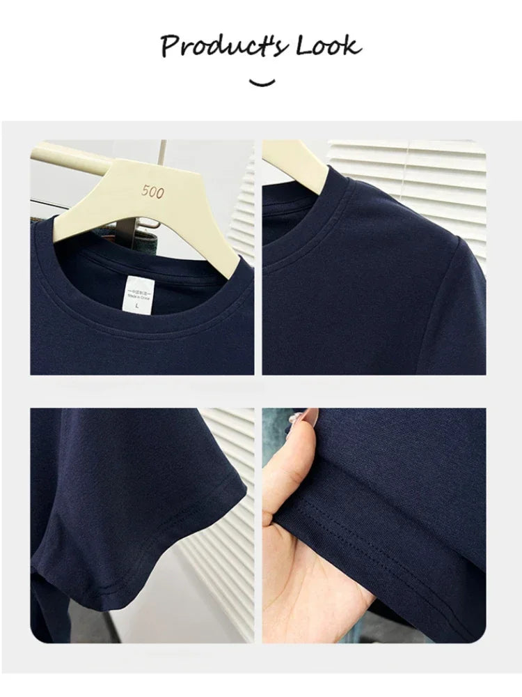 2026 Summer New High Quality Casual T Shirt Sexy Short Sleeved Sleeves