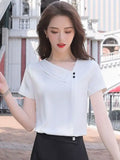 Women Spring Summer Style Chiffon Blouses Shirts Lady Casual