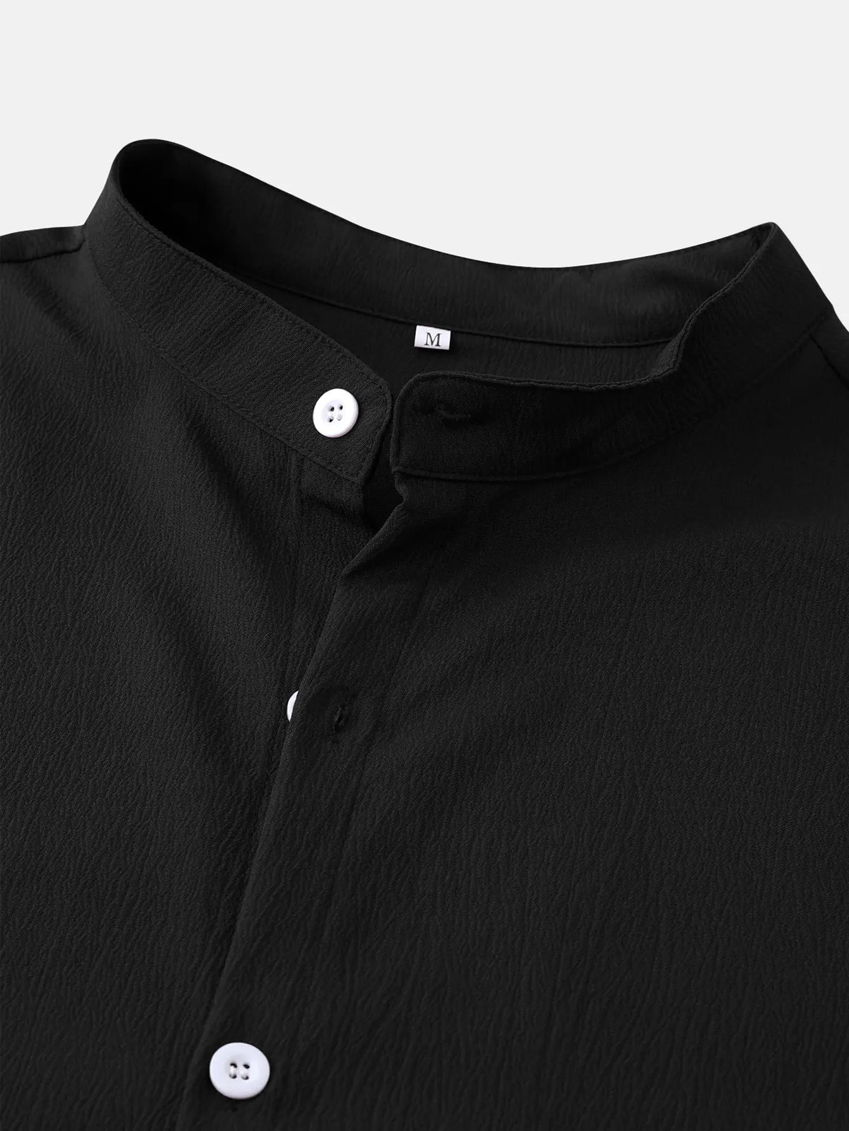 Summer Fashion Men's Short Sleeve Button Down Henley Shirts Casual