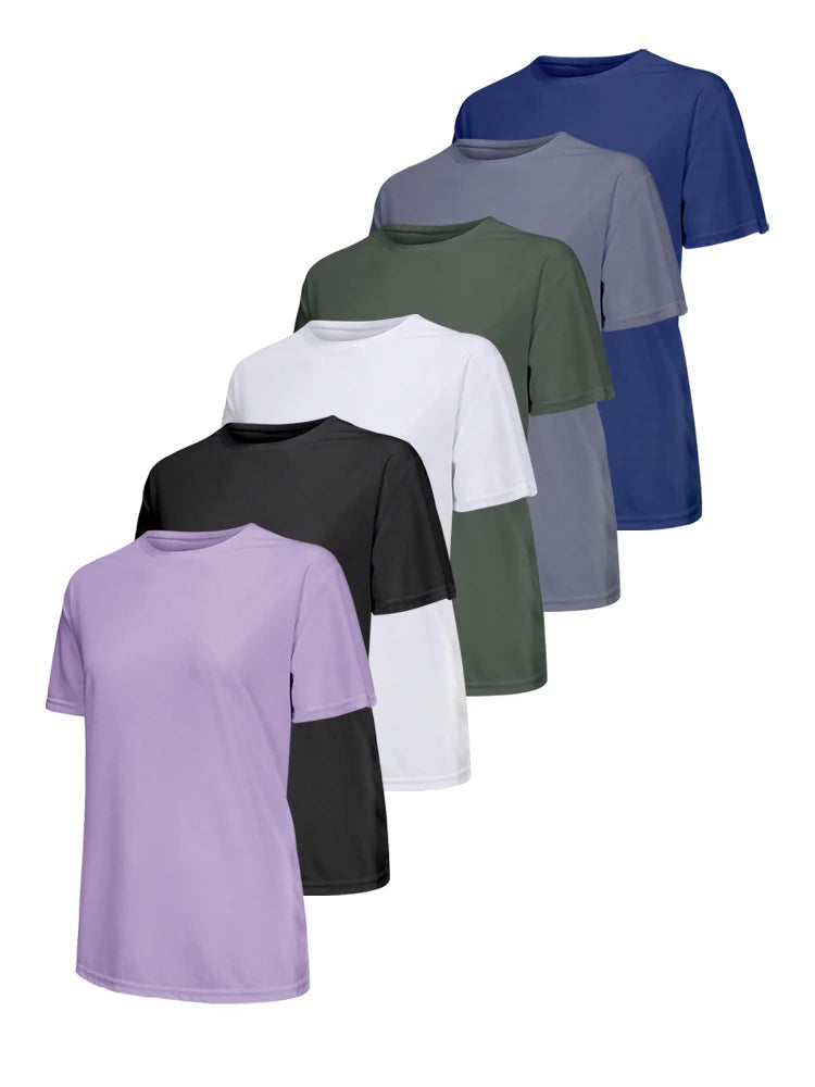 Women's Solid Color Ultralight Quick Dry Sport T-Shirt,Breathable
