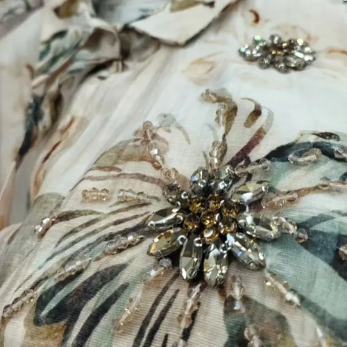 Luxury Design Summer Sparkle Diamonds Crystal Stitch Lightweight