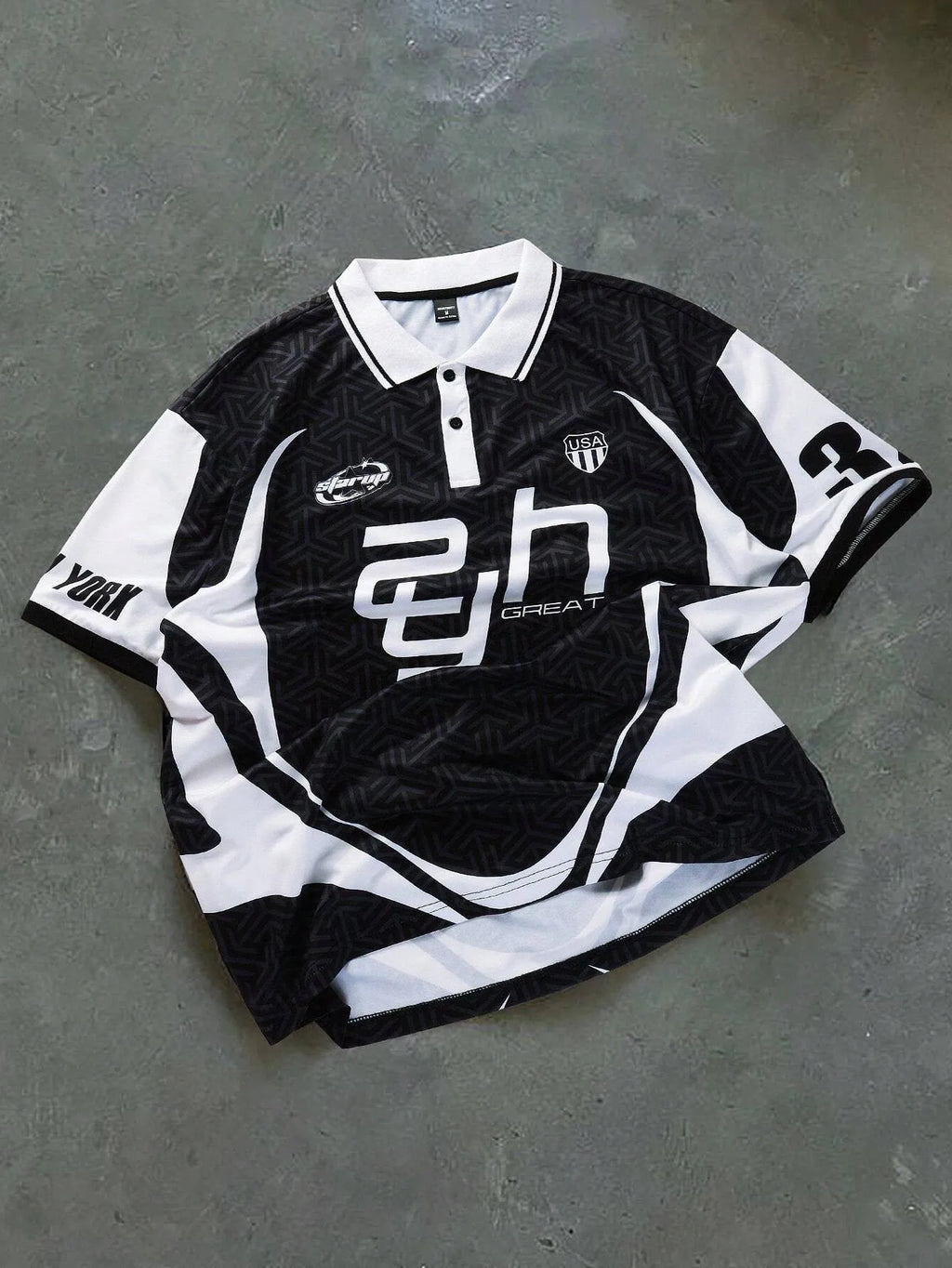 2026 Summer New Style Men's Polo Shirt with Letter Print Breathable